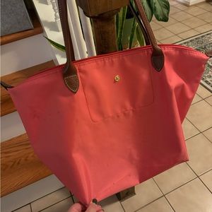 Longchamp coral le pliage